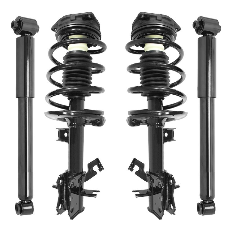 4-11453-255800-001 Front & Rear Suspension Strut & Coil Spring Assembly Fits Select Nissan Sentra [Front & Rear]