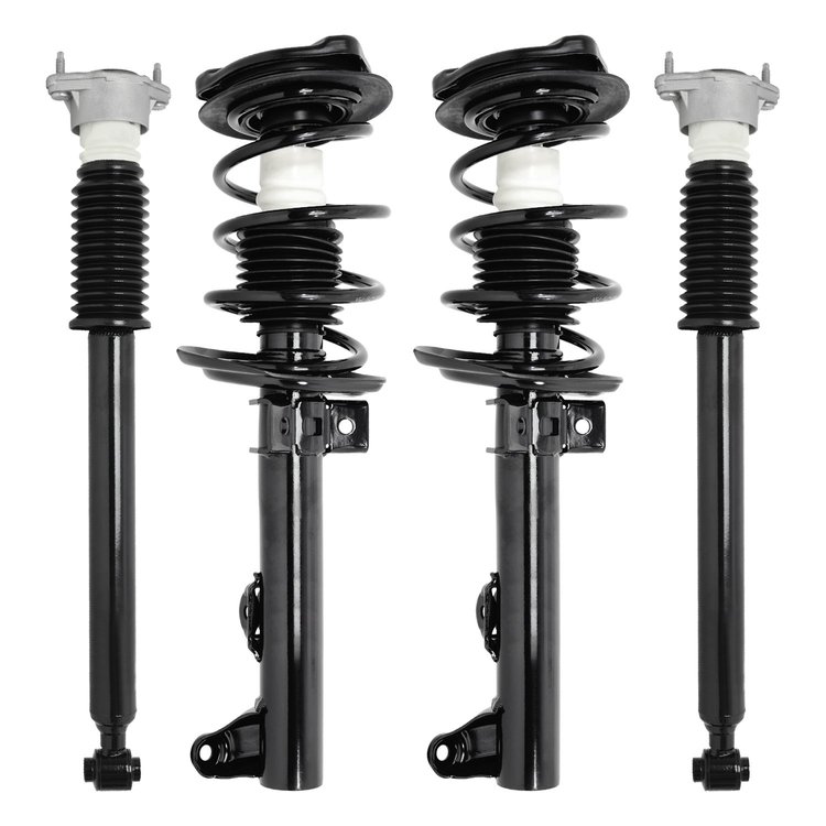 4-11470-254870-001 Front & Rear Suspension Strut & Coil Spring Assembly Fits Select Mercedes-Benz [Front & Rear]