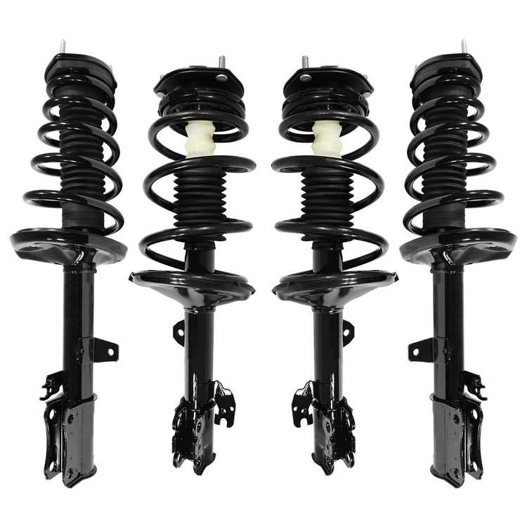 4-11473-15905-001 Front & Rear Suspension Strut & Coil Spring Assembly Kit Fits Select Toyota Highlander [Front & Rear]