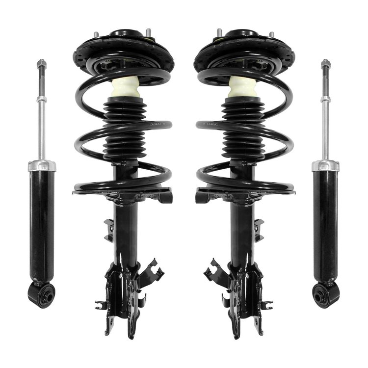 4-11475-255610-001 Front & Rear Suspension Strut & Coil Spring Assembly Fits Select Nissan Quest [Front & Rear]