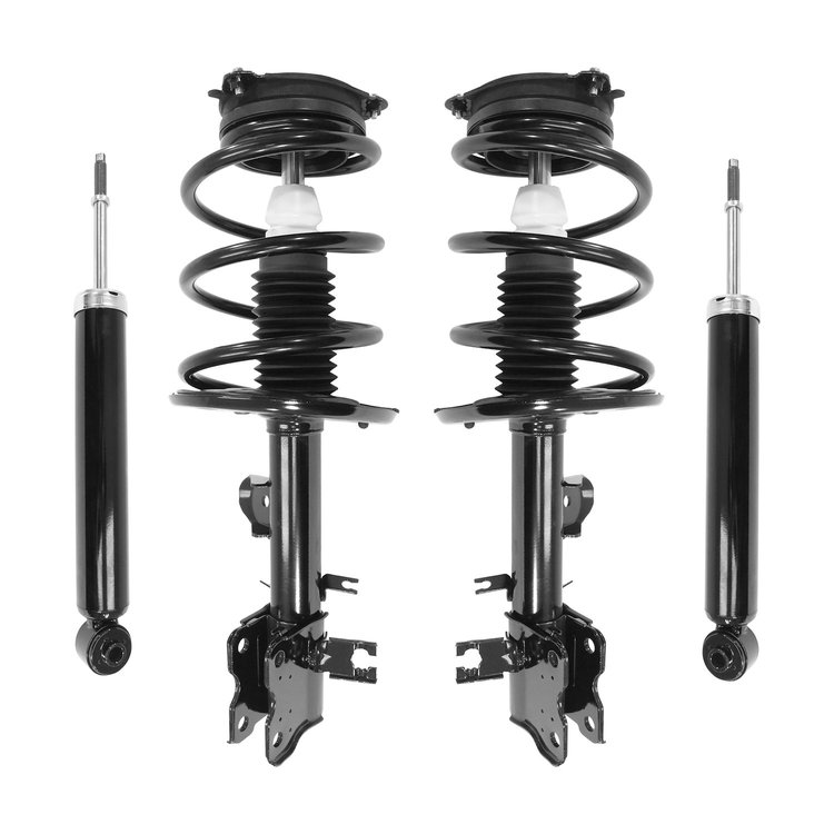4-11487-255430-001 Front & Rear Suspension Strut & Coil Spring Assembly Fits Select Nissan Quest [Front & Rear]