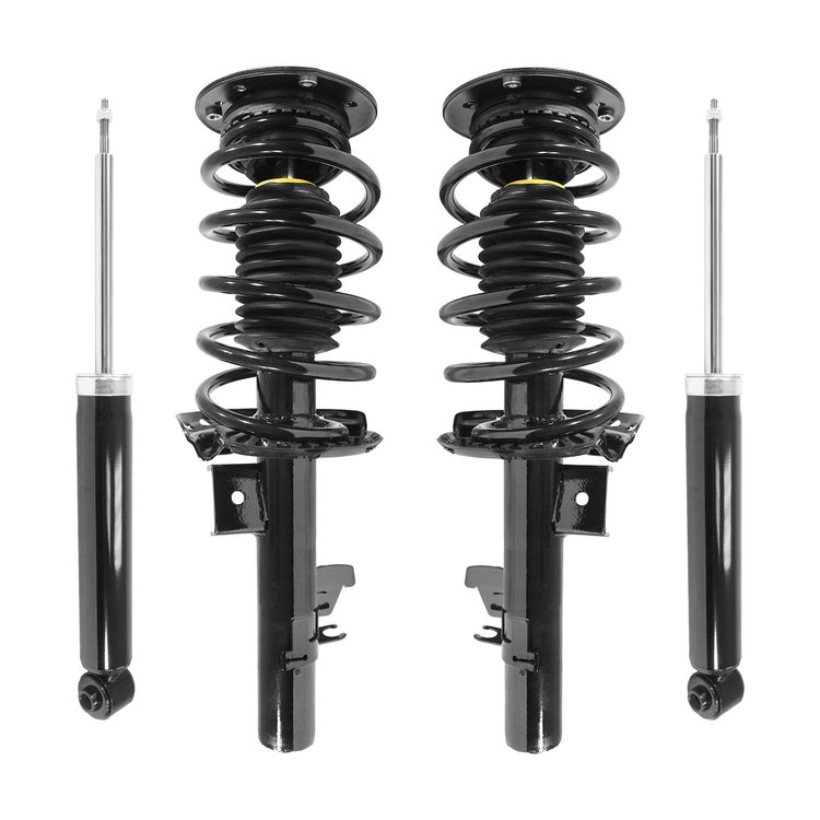 4-11493-259960-001 Front & Rear Suspension Strut & Coil Spring Assembly Fits Select Volvo V70, Volvo XC70 [Front & Rear]