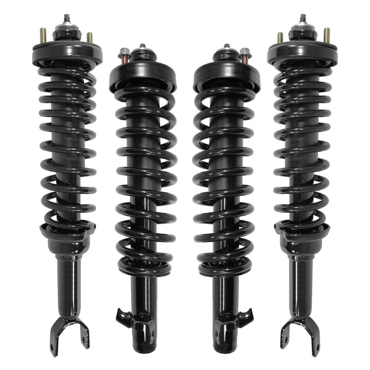 4-11541-15330-001 Front & Rear Suspension Strut & Coil Spring Assembly Kit Fits Select Acura Integra, Honda Civic [Front & Rear]