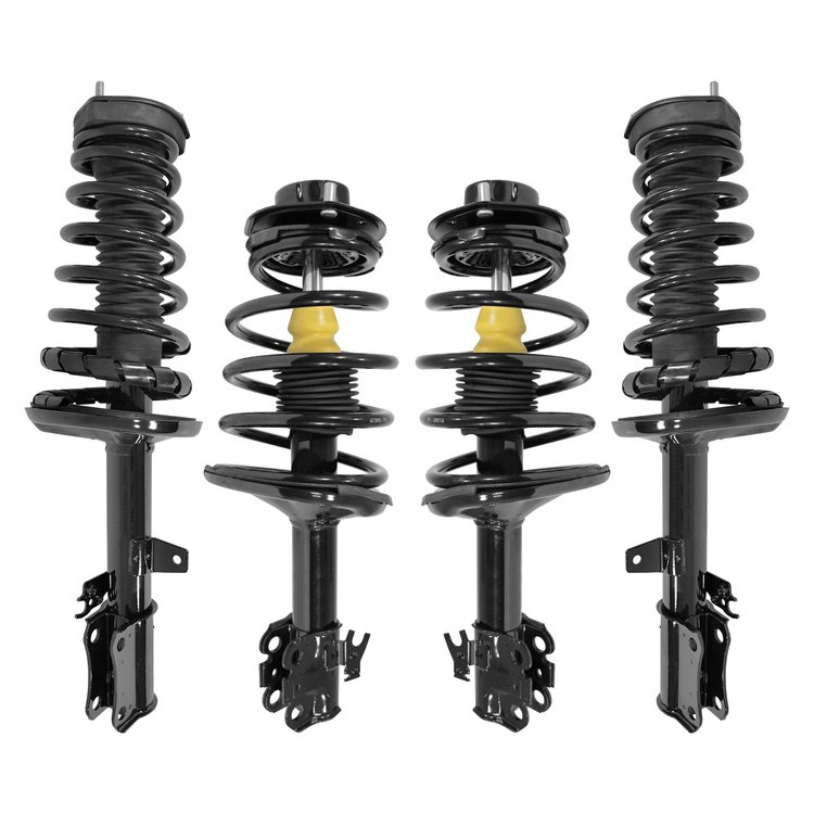 4-11551-15321-001 Front & Rear Suspension Strut & Coil Spring Assembly Kit Fits Select Toyota Camry [Front & Rear]
