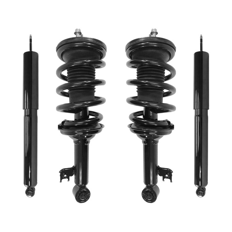 4-11567-254160-001 Front & Rear Complete Strut Assembly Shock Absorber Kit Fits Select Toyota Tacoma [Front & Rear]