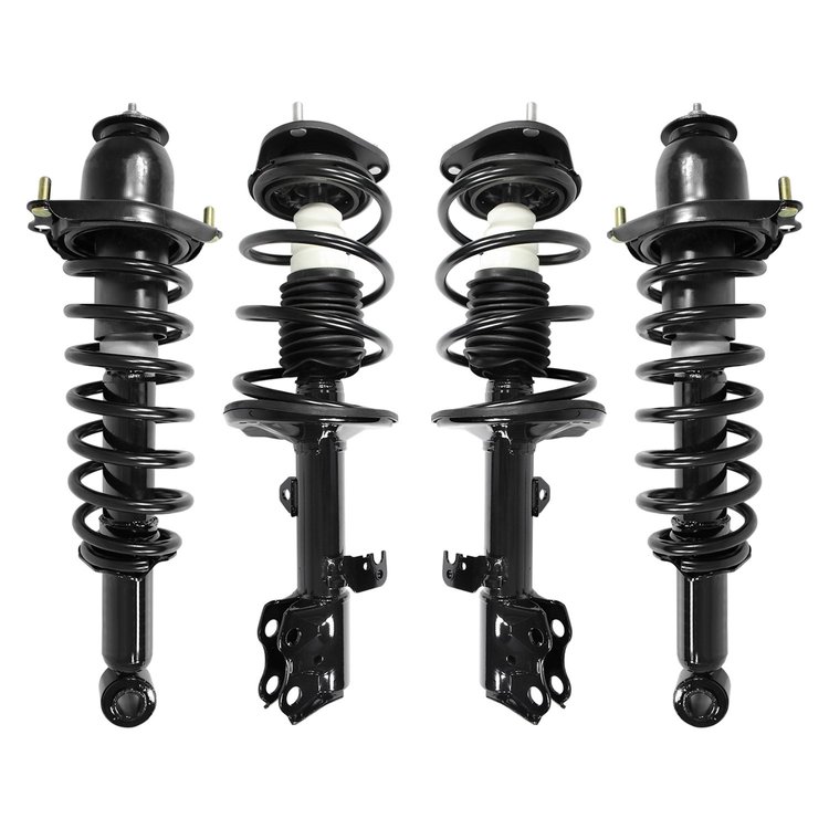 4-11573-15063-001 Front & Rear Suspension Strut & Coil Spring Assembly Kit Fits Select Pontiac/Toyota [Front & Rear]