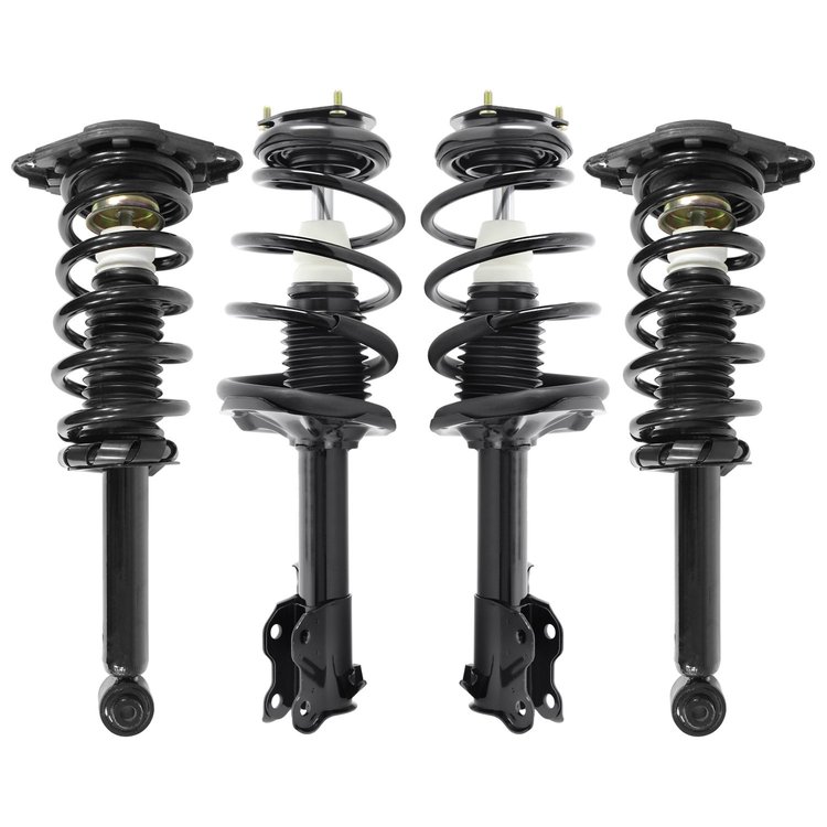 4-11575-15350-001 Front & Rear Suspension Strut & Coil Spring Assembly Kit Fits Select Nissan Sentra [Front & Rear]