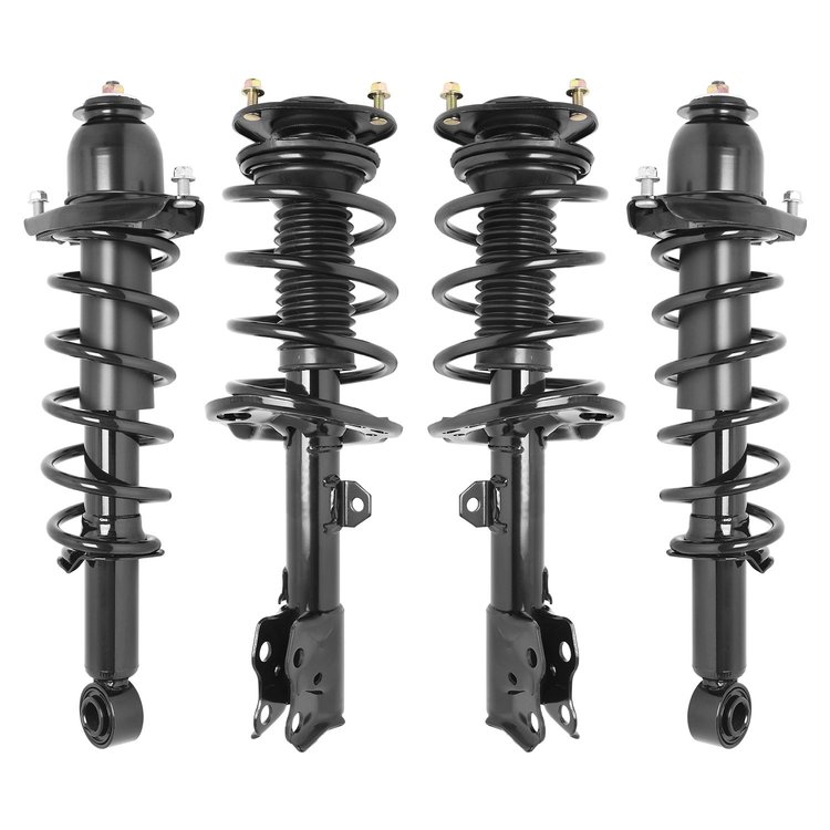 4-11585-15065-001 Front & Rear Suspension Strut & Coil Spring Assembly Kit Fits Select Toyota Corolla [Front & Rear]