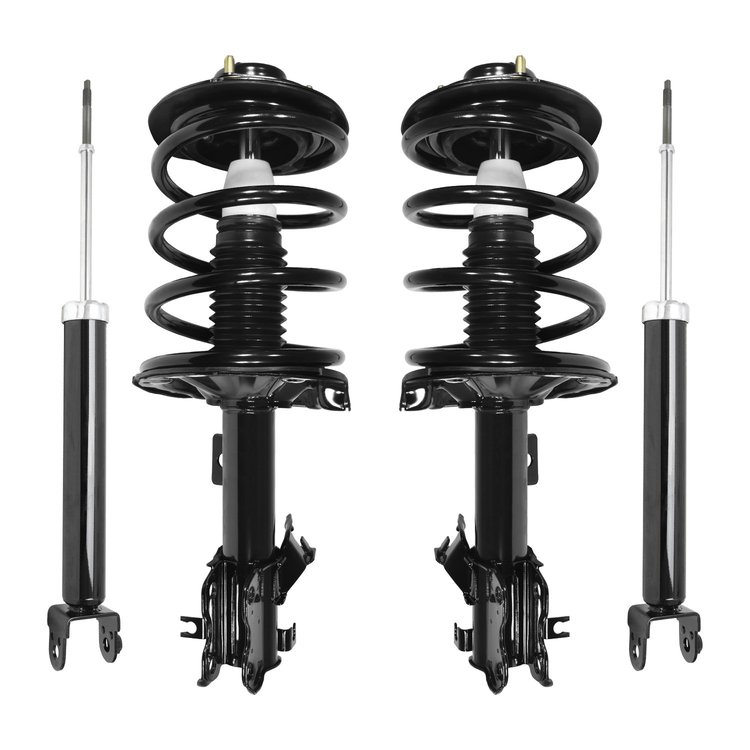 4-11591-255010-001 Front & Rear Suspension Strut & Coil Spring Assembly Fits Select Nissan Altima [Front & Rear]