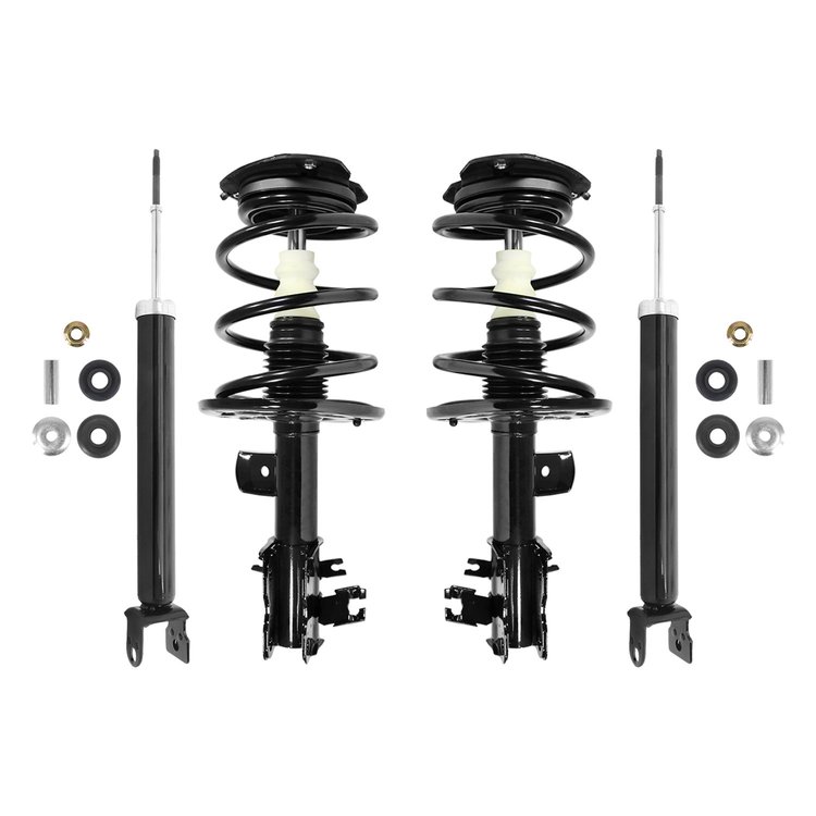 4-11595-255030-001 Front & Rear Suspension Strut & Coil Spring Assembly Fits Select Nissan Altima [Front & Rear]