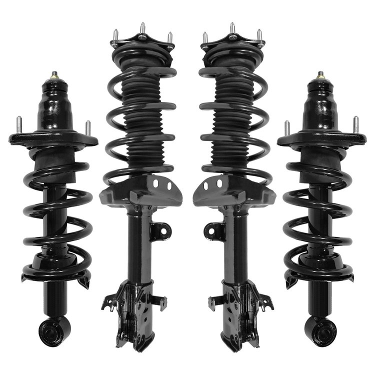 4-11605-15085-001 Front & Rear Suspension Strut & Coil Spring Assembly Kit Fits Select Honda CR-V [Front & Rear]