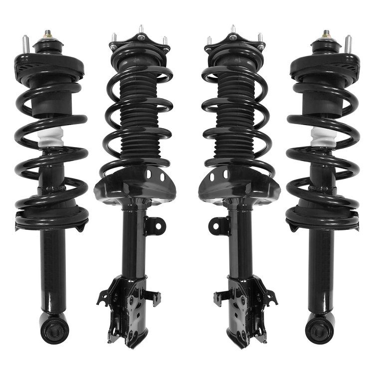4-11605-15087-001 Front & Rear Suspension Strut & Coil Spring Assembly Kit Fits Select Honda CR-V [Front & Rear]