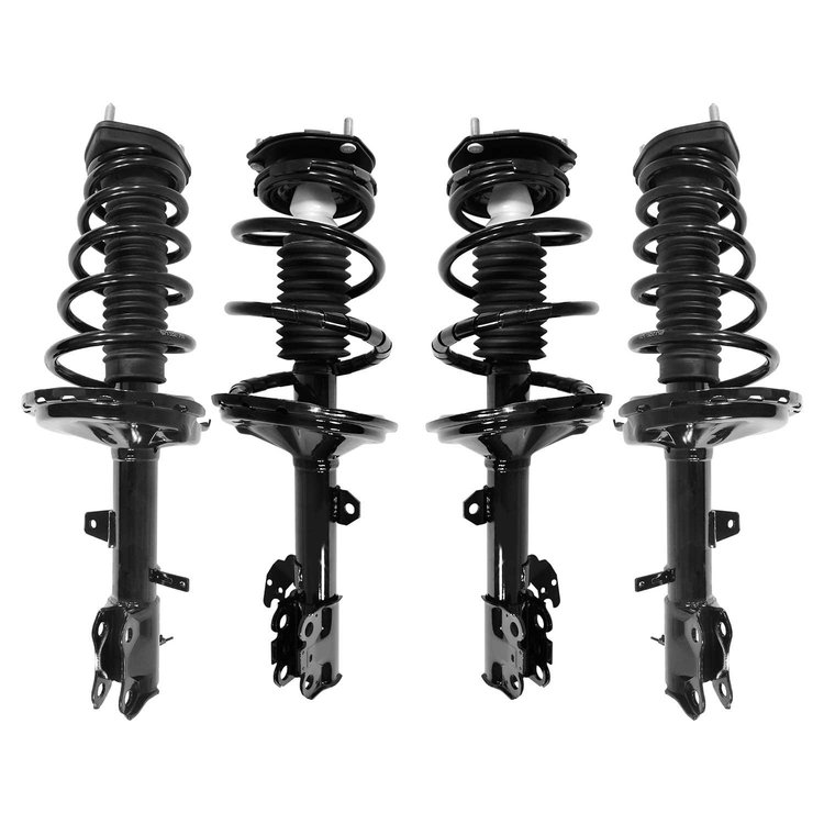 4-11615-15903-001 Front & Rear Suspension Strut & Coil Spring Assembly Kit Fits Select Toyota Highlander [Front & Rear]