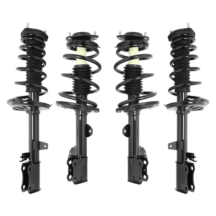 4-11617-15921-001 Front & Rear Suspension Strut & Coil Spring Assembly Kit Fits Select Toyota Highlander [Front & Rear]