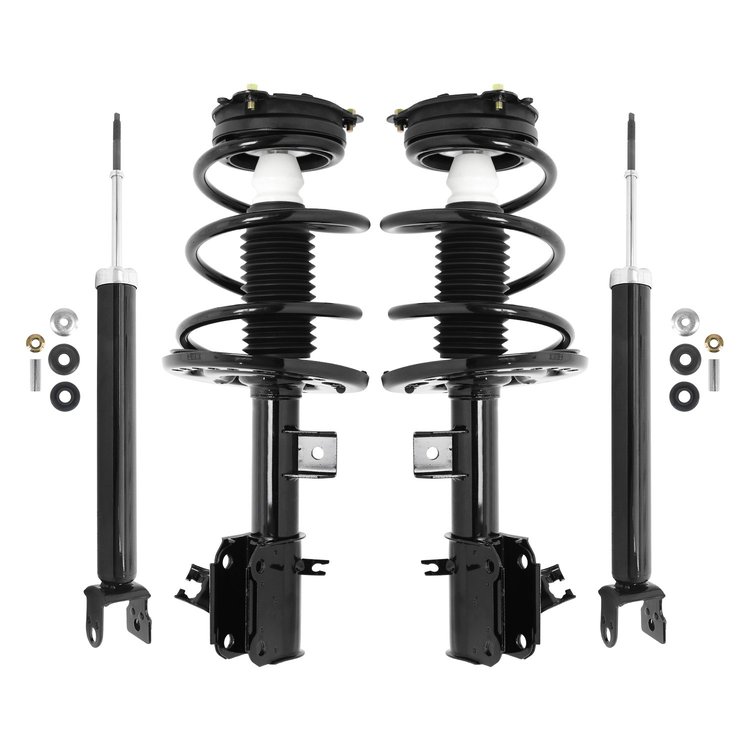 4-11633-255030-001 Front & Rear Suspension Strut & Coil Spring Assembly Fits Select Nissan Altima [Front & Rear]