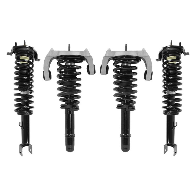 4-11651-15340-001 Front & Rear Suspension Strut & Coil Spring Assembly Kit Fits Select Chrysler Sebring, Dodge Stratus [Front & 
