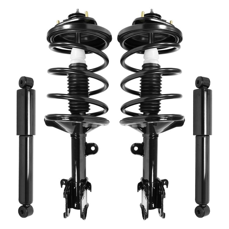 4-11661-250020-001 Front & Rear Suspension Strut & Coil Spring Assembly Fits Select Honda Odyssey [Front & Rear]