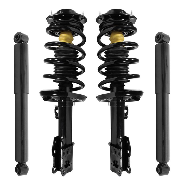 4-11671-251010-001 Front & Rear Suspension Strut & Coil Spring Assembly Fits Select Chevy Malibu [Front & Rear]