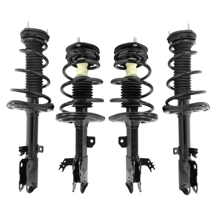 4-11693-15073-001 Front & Rear Suspension Strut & Coil Spring Assembly Kit Fits Select Toyota Camry [Front & Rear]