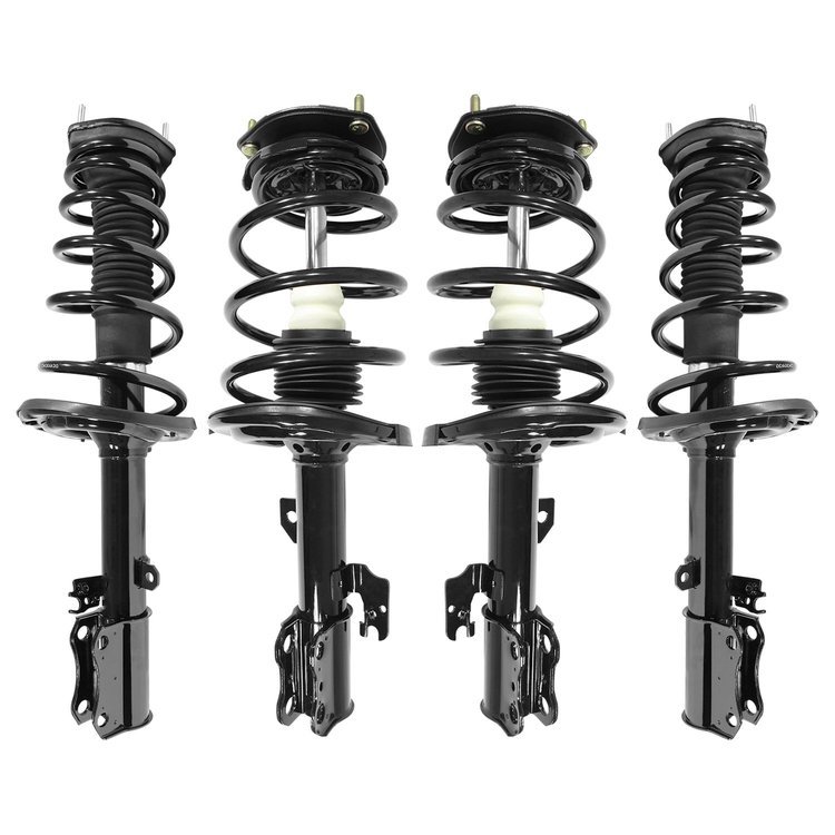4-11711-15351-001 Front & Rear Suspension Strut & Coil Spring Assembly Kit Fits Select Lexus ES330, Toyota Camry, Toyota Solara