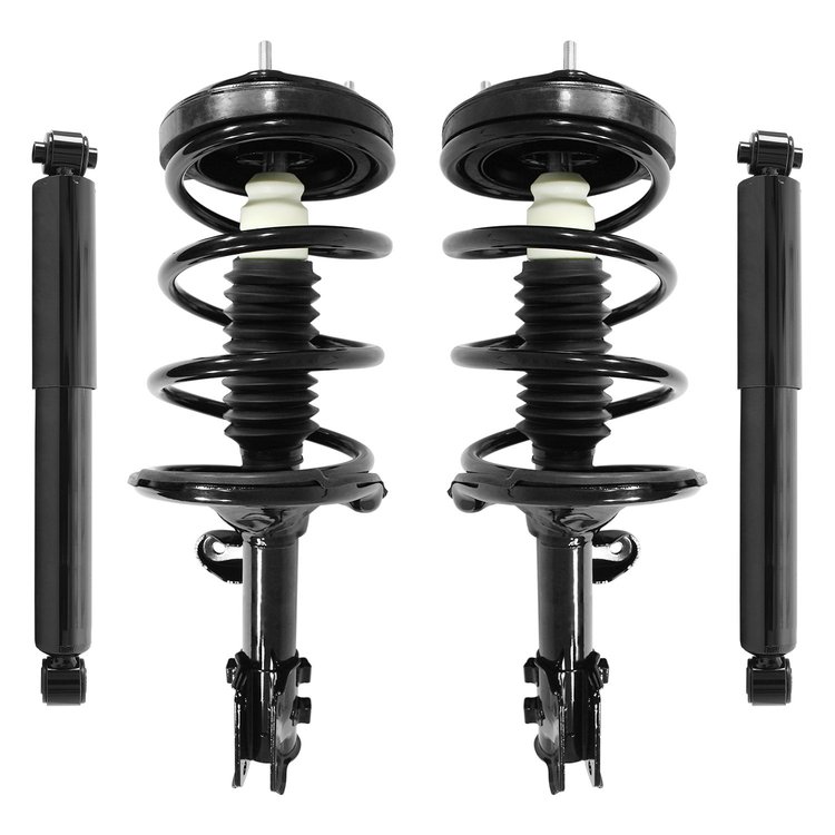 4-11723-259880-001 Front & Rear Suspension Strut & Coil Spring Assembly Fits Select Kia Sedona, Hyundai Entourage [Front & Rear]