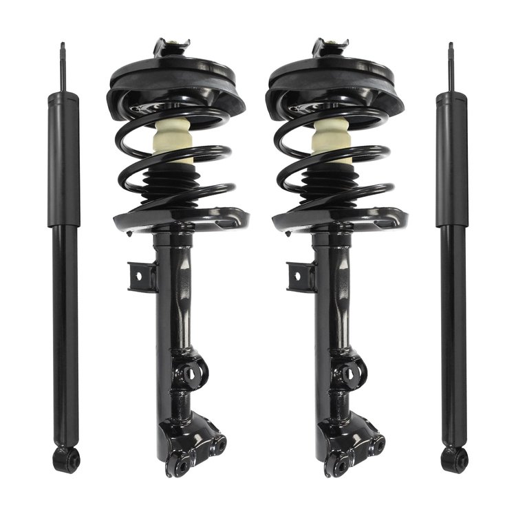 4-11730-257090-001 Front & Rear Suspension Strut & Coil Spring Assembly Fits Select Mercedes-Benz [Front & Rear]