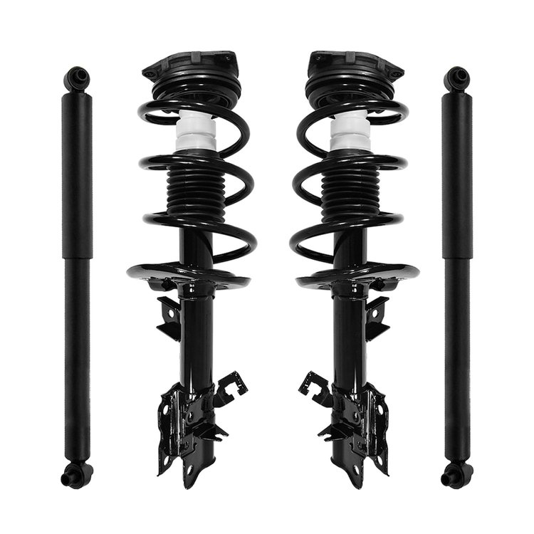 4-11733-255510-001 Front & Rear Suspension Strut & Coil Spring Assembly Fits Select Nissan Rogue [Front & Rear]