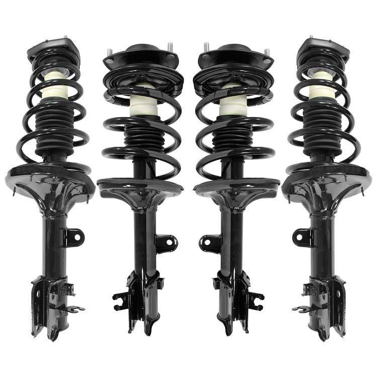 4-11743-15511-001 Front & Rear Suspension Strut & Coil Spring Assembly Kit Fits Select Kia Sportage, Hyundai Tucson [Front & Rea
