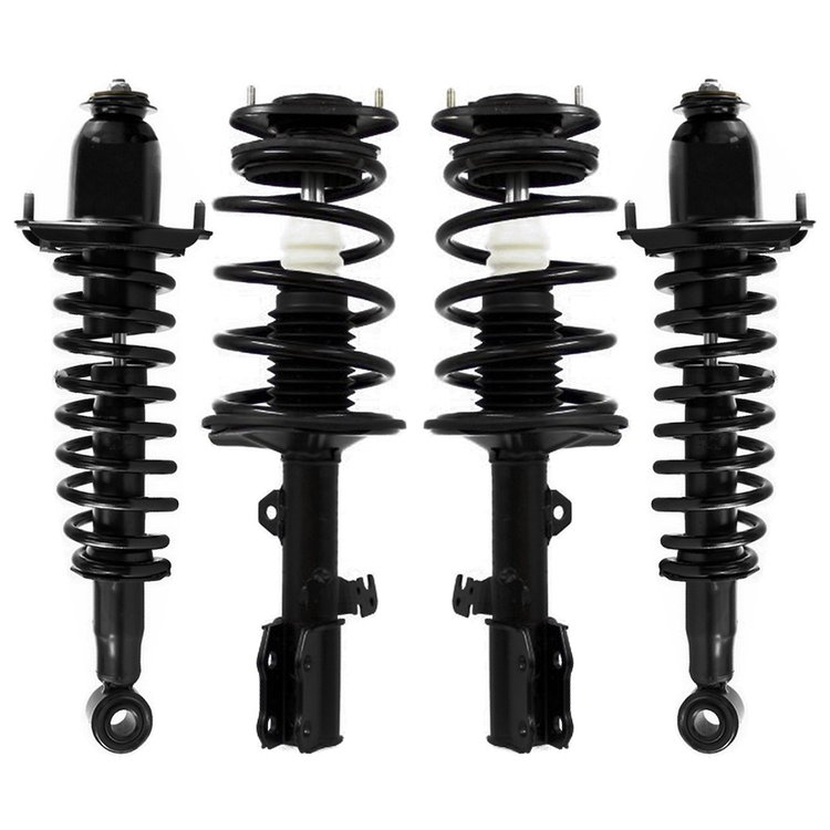 4-11751-15371-001 Front & Rear Suspension Strut & Coil Spring Assembly Kit Fits Select Toyota Corolla [Front & Rear]