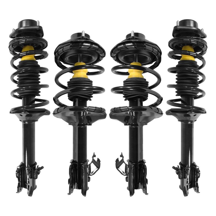 4-11753-15121-001 Front & Rear Suspension Strut & Coil Spring Assembly Kit Fits Select Nissan Altima [Front & Rear]