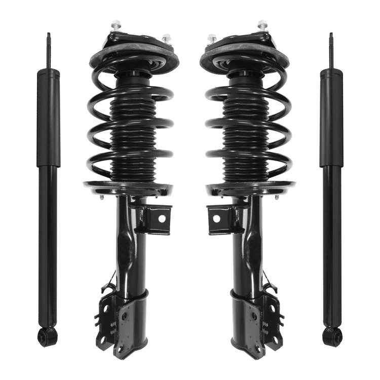 4-11765-257090-001 Front & Rear Suspension Strut & Coil Spring Assembly Fits Select Mercedes-Benz [Front & Rear]