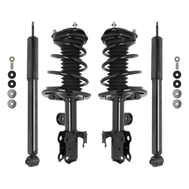 4-11803-259050-001 Front & Rear Suspension Strut & Coil Spring Assembly Fits Select Scion tC [Front & Rear]