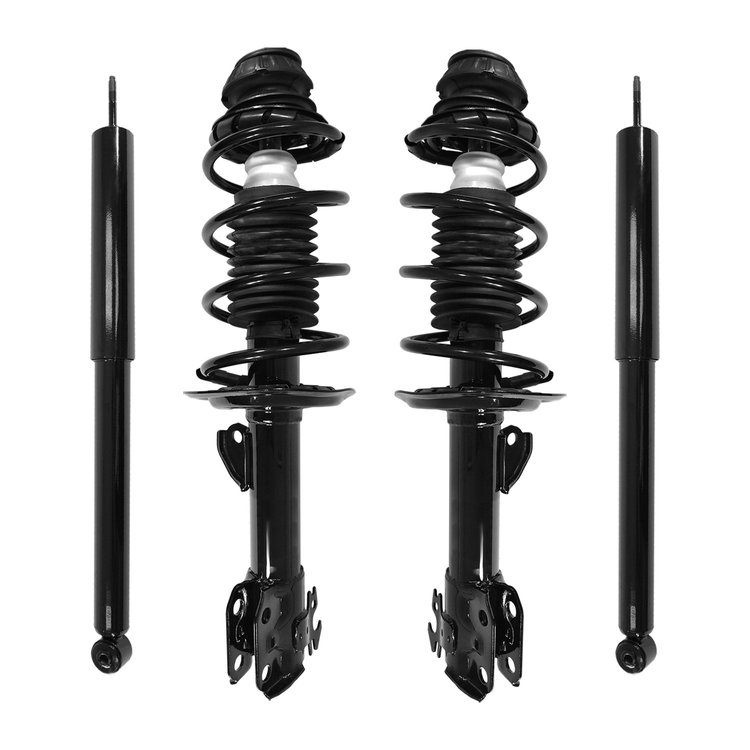 4-11805-254130-001 Front & Rear Suspension Strut & Coil Spring Assembly Fits Select Toyota Yaris [Front & Rear]