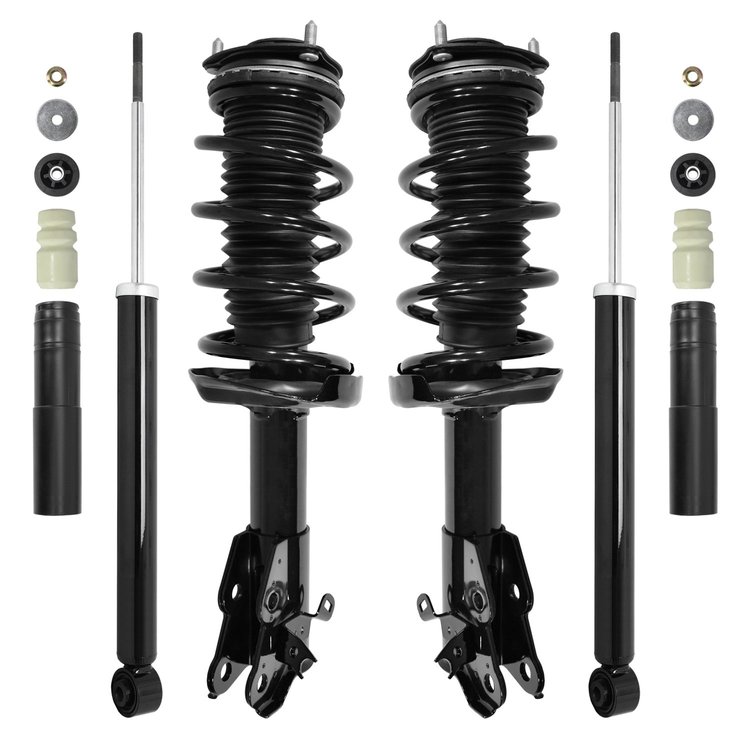 4-11815-253040-001 Front & Rear Suspension Strut & Coil Spring Assembly Fits Select Acura CSX, Honda Civic [Front & Rear]