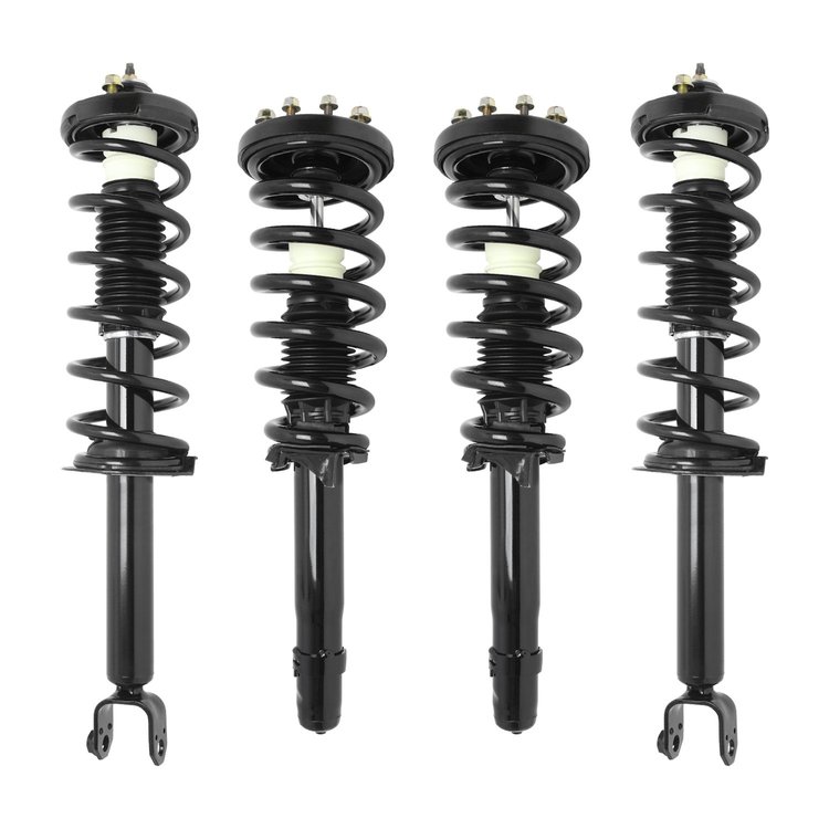 4-11823-15011-001 Front & Rear Suspension Strut & Coil Spring Assembly Kit Fits Select Acura TL [Front & Rear]