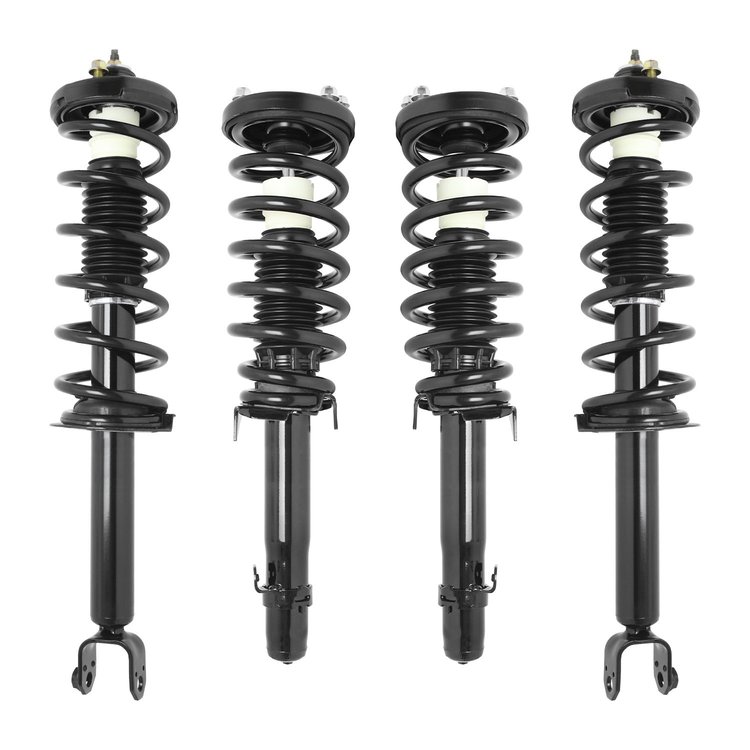 4-11825-15011-001 Front & Rear Suspension Strut & Coil Spring Assembly Kit Fits Select Acura TL [Front & Rear]