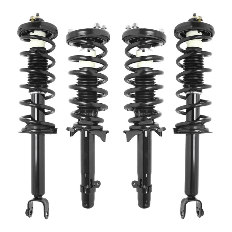 4-11827-15011-001 Front & Rear Suspension Strut & Coil Spring Assembly Kit Fits Select Acura TSX [Front & Rear]