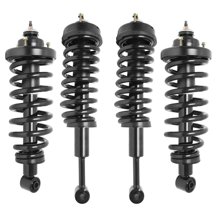 4-11870-15140-001 Front & Rear Suspension Strut & Coil Spring Assembly Kit Fits Select Ford Explorer Sport Trac [Front & Rear]