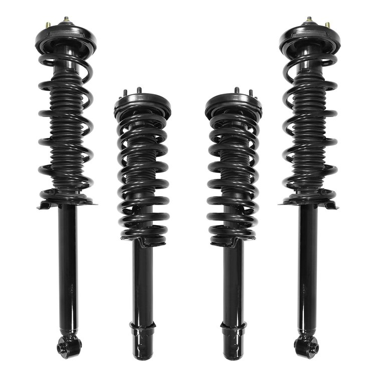 4-11871-15050-001 Front & Rear Suspension Strut & Coil Spring Assembly Kit Fits Select Honda Accord [Front & Rear]