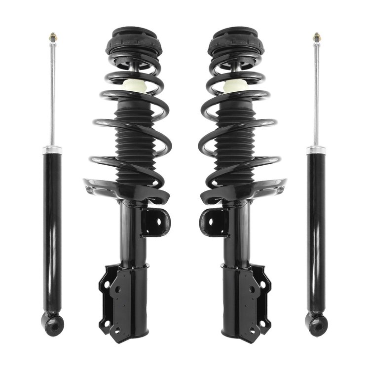 4-11885-251180-001 Front & Rear Suspension Strut & Coil Spring Assembly Fits Select Chevy Cruze [Front & Rear]