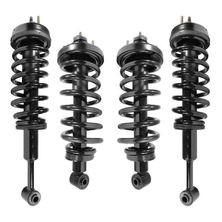 4-11890-15400-001 Front & Rear Suspension Strut & Coil Spring Assembly Kit Fits Select Ford Explorer, Mercury Mountaineer [Front