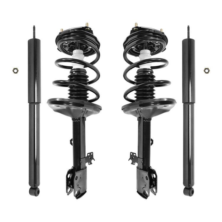 4-11891-259820-001 Front & Rear Suspension Strut & Coil Spring Assembly Fits Select Toyota RAV4 [Front & Rear]