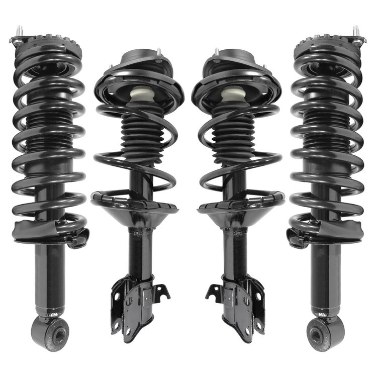 4-11893-15850-001 Front & Rear Suspension Strut & Coil Spring Assembly Kit Fits Select Subaru Legacy [Front & Rear]