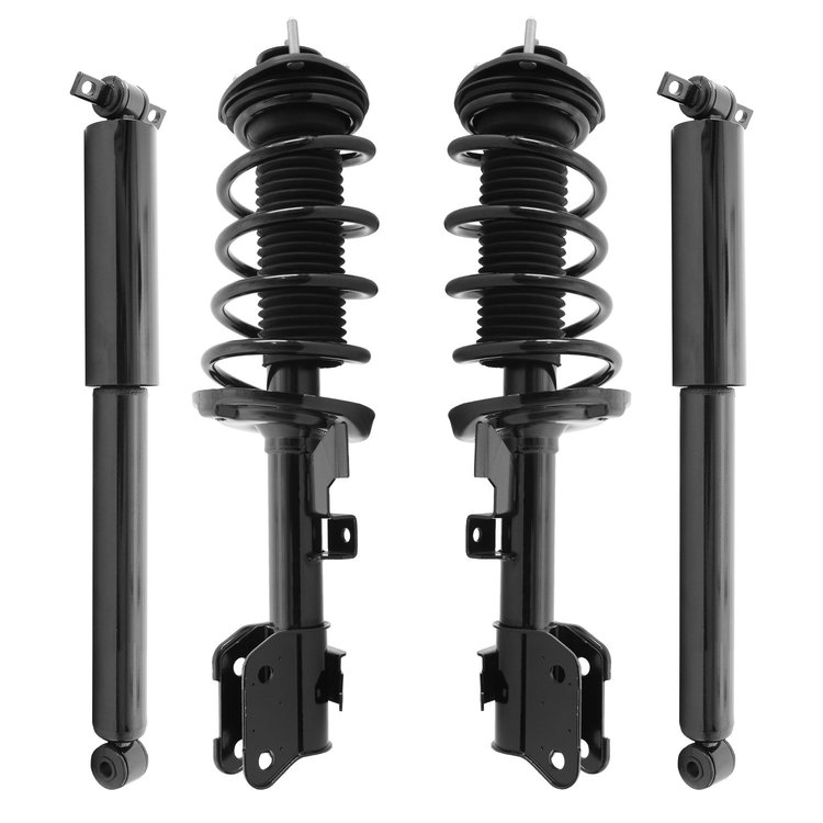 4-11907-250050-001 Front & Rear Suspension Strut & Coil Spring Assembly Fits Select Honda Odyssey [Front & Rear]