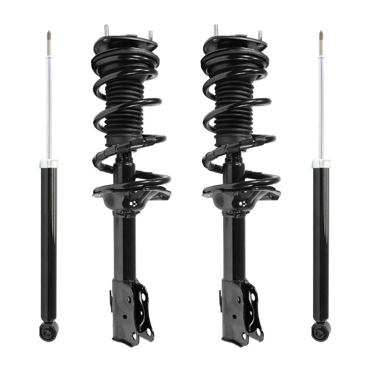 4-11920-259350-001 Front & Rear Suspension Strut & Coil Spring Assembly Fits Select Scion xB [Front & Rear]