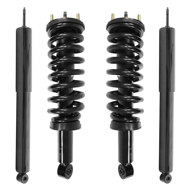 4-11931-254700-001 Front & Rear Suspension Strut & Coil Spring Assembly Fits Select Toyota Tundra [Front & Rear]