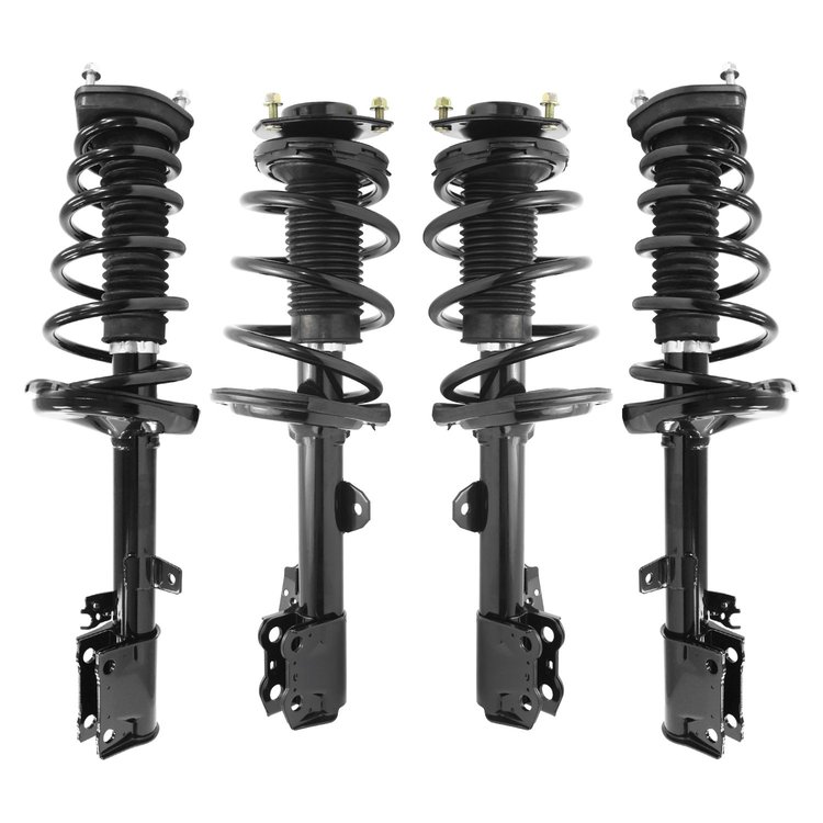 4-11935-15413-001 Front & Rear Suspension Strut & Coil Spring Assembly Kit Fits Select Toyota Venza [Front & Rear]