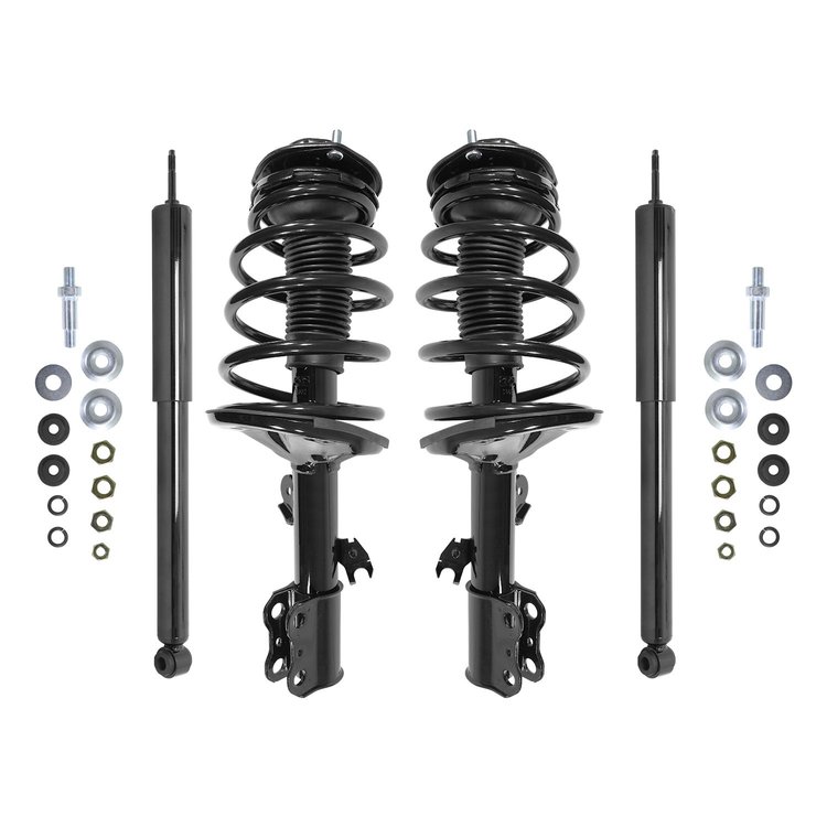 4-11961-254080-001 Front & Rear Suspension Strut & Coil Spring Assembly Fits Select Toyota Sienna [Front & Rear]