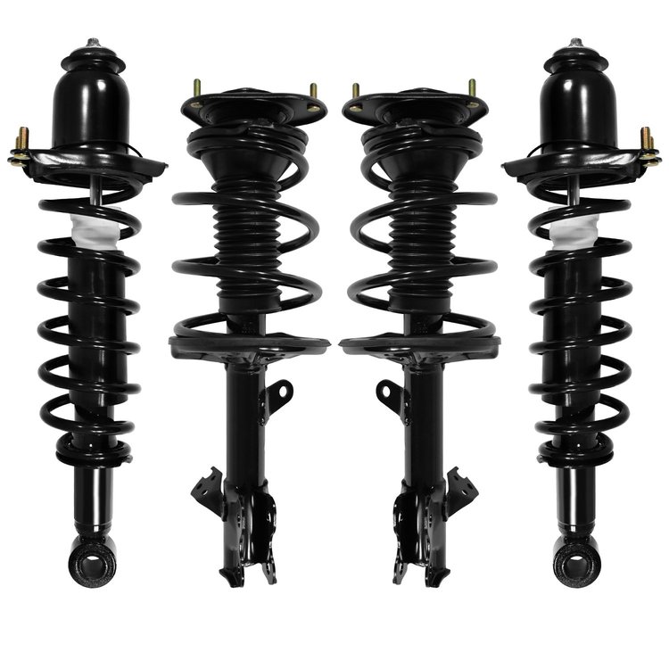 4-11963-15320-001 Front & Rear Suspension Strut & Coil Spring Assembly Kit Fits Select Toyota Prius [Front & Rear]