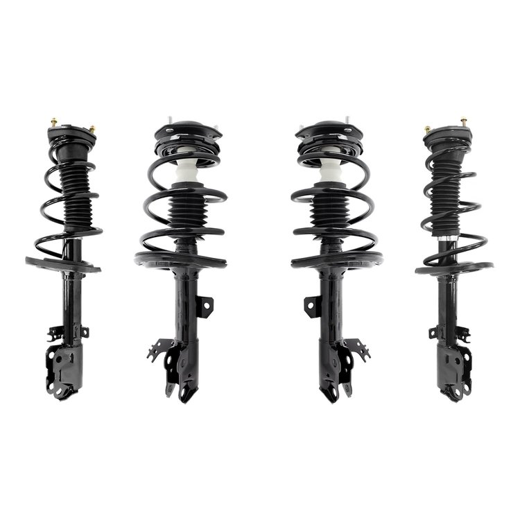 4-11975-15025-001 Front & Rear Suspension Strut & Coil Spring Assembly Kit Fits Select Toyota Camry [Front & Rear]